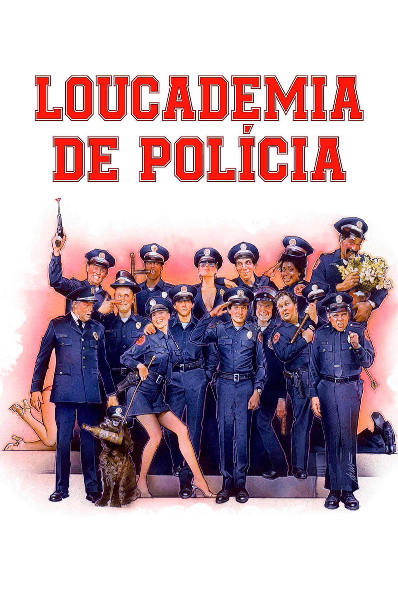 Pôster de Loucademia de Polícia