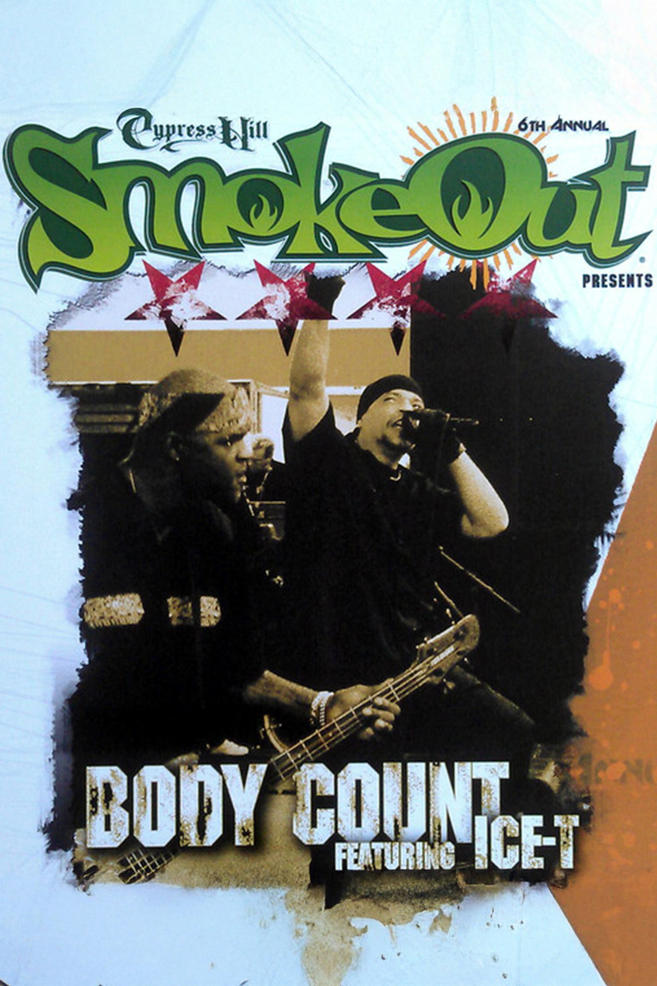 Pôster de Cypress Hill Smoke Out 2002 Body Count