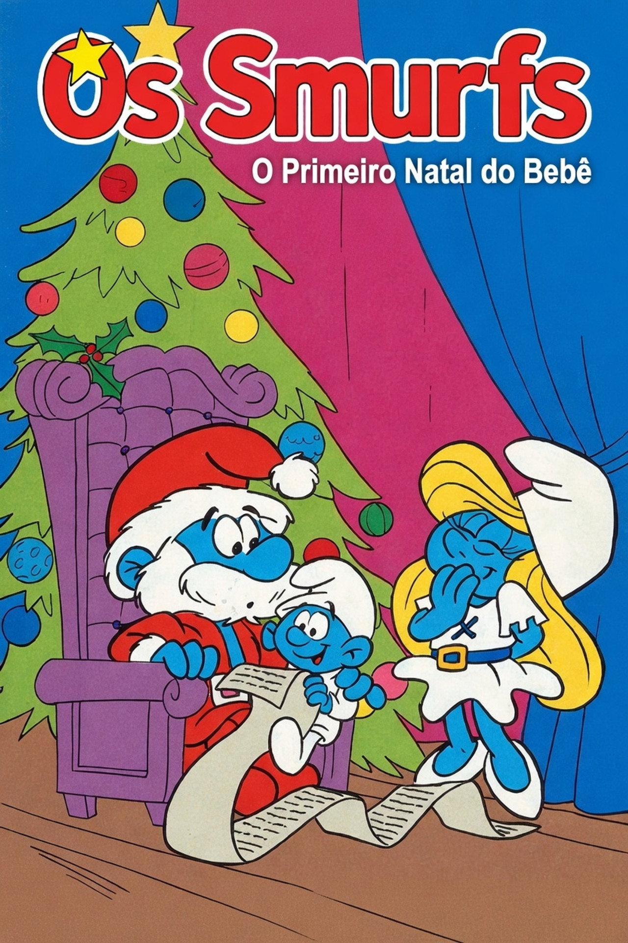 Pôster de Os Smurfs: O Primeiro Natal do Bebê