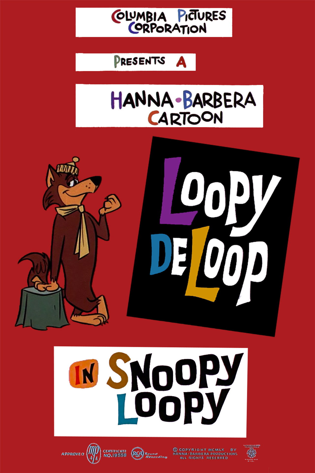 Pôster de Snoopy Loopy