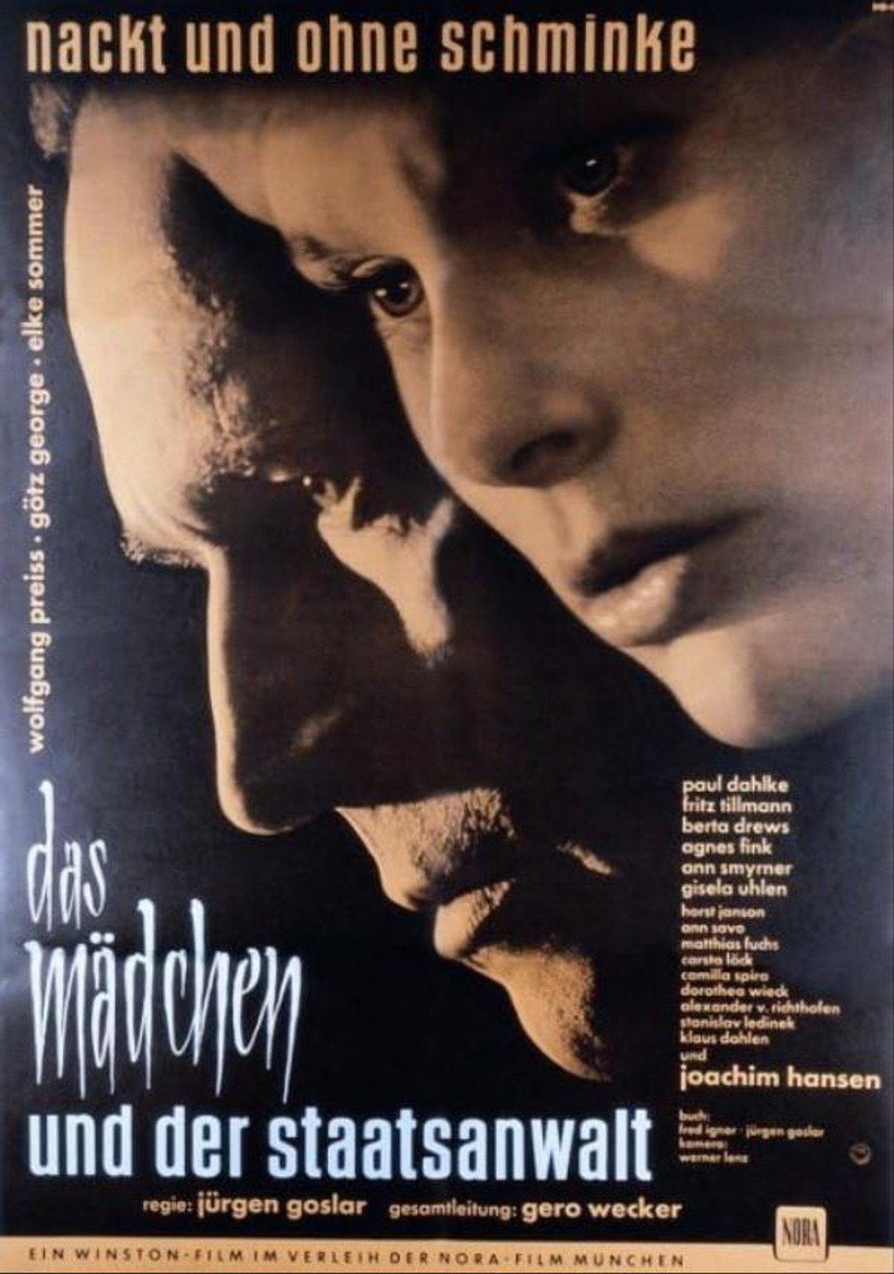 Pôster de Das Mädchen und der Staatsanwalt