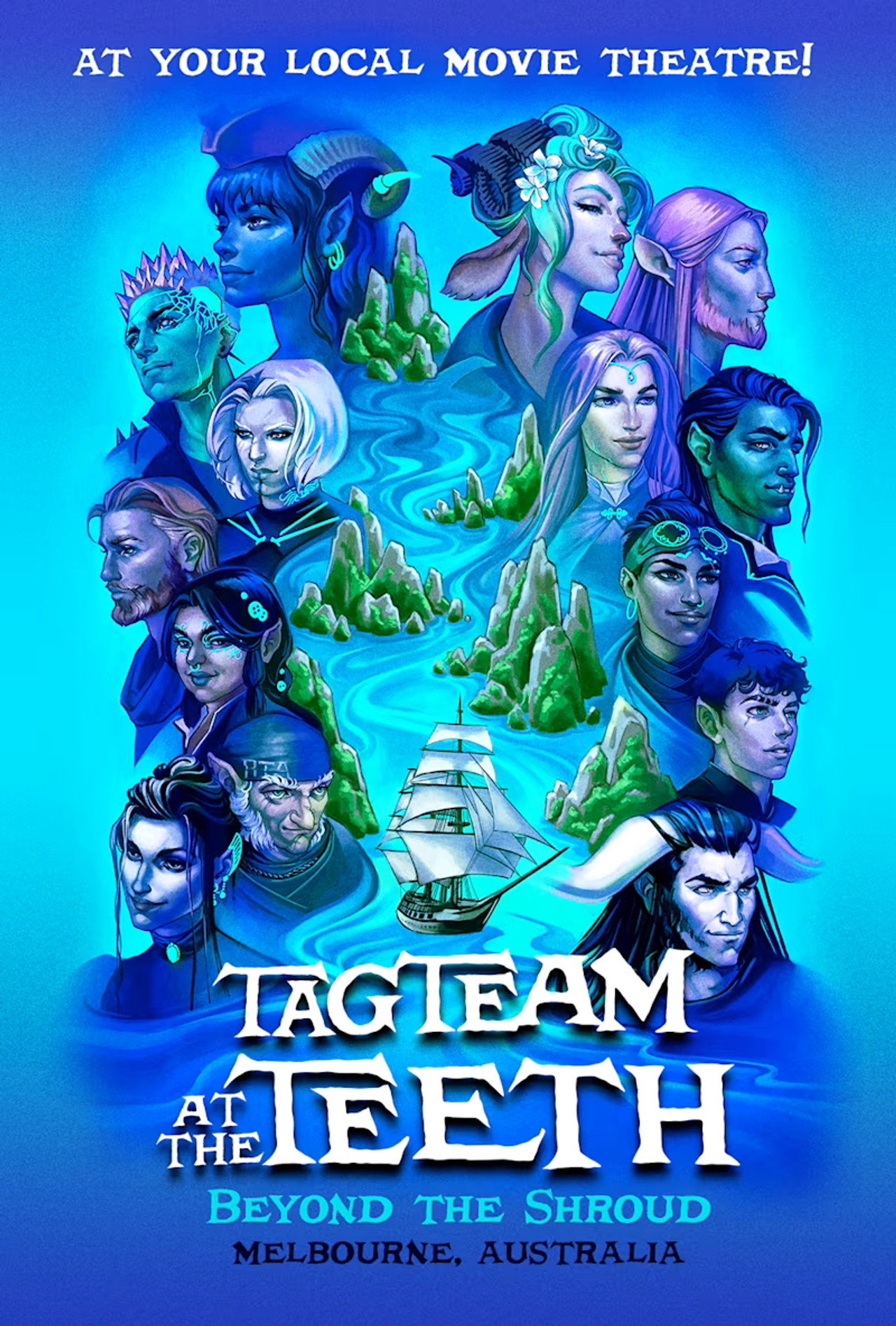 Pôster de Critical Role Live: Tag Team at the Teeth – Beyond the Shroud