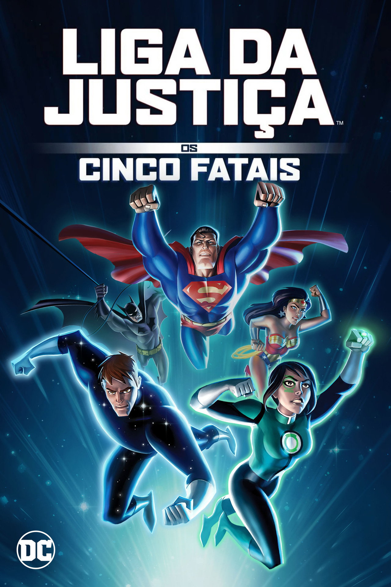 Pôster de Liga da Justiça: Os Cinco Fatais