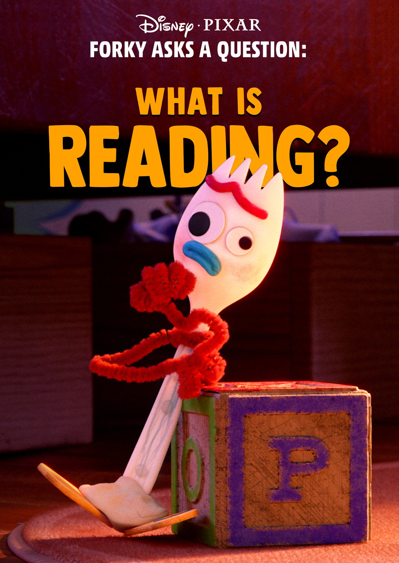 Pôster de Forky Asks a Question: What Is Reading?