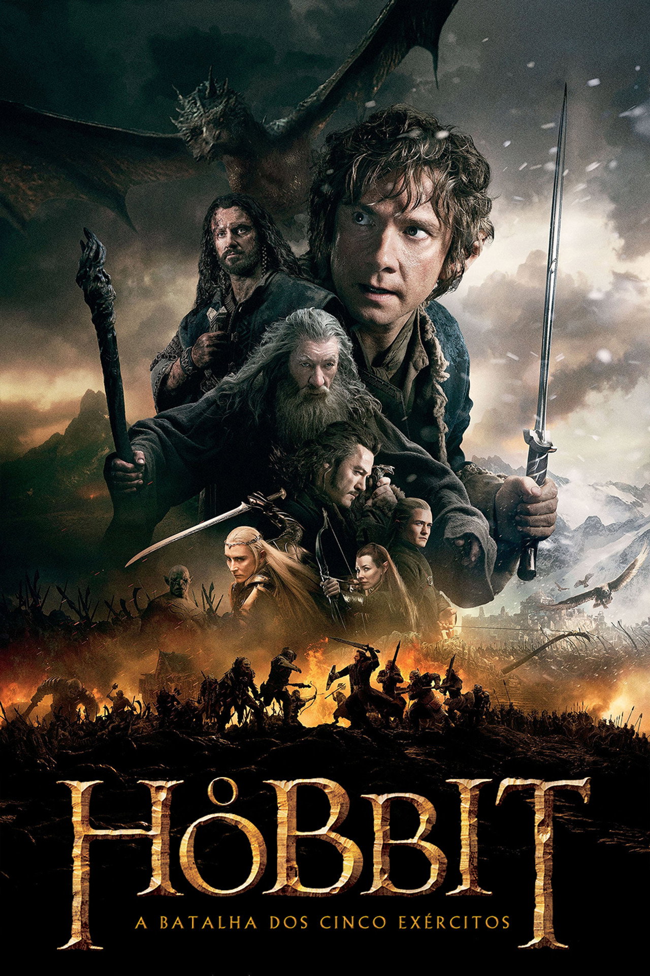 Pôster de O Hobbit: A Batalha dos Cinco Exércitos