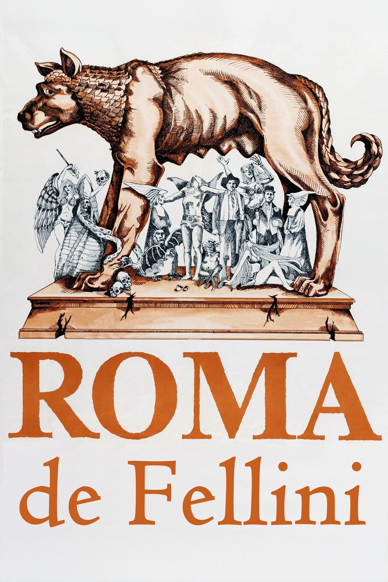 Pôster de Roma de Fellini