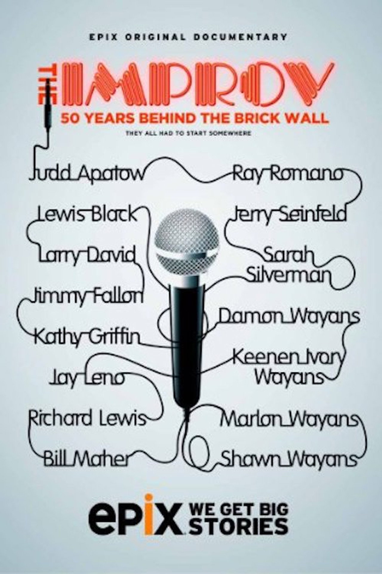 Pôster de The Improv: 50 Years Behind the Brick Wall