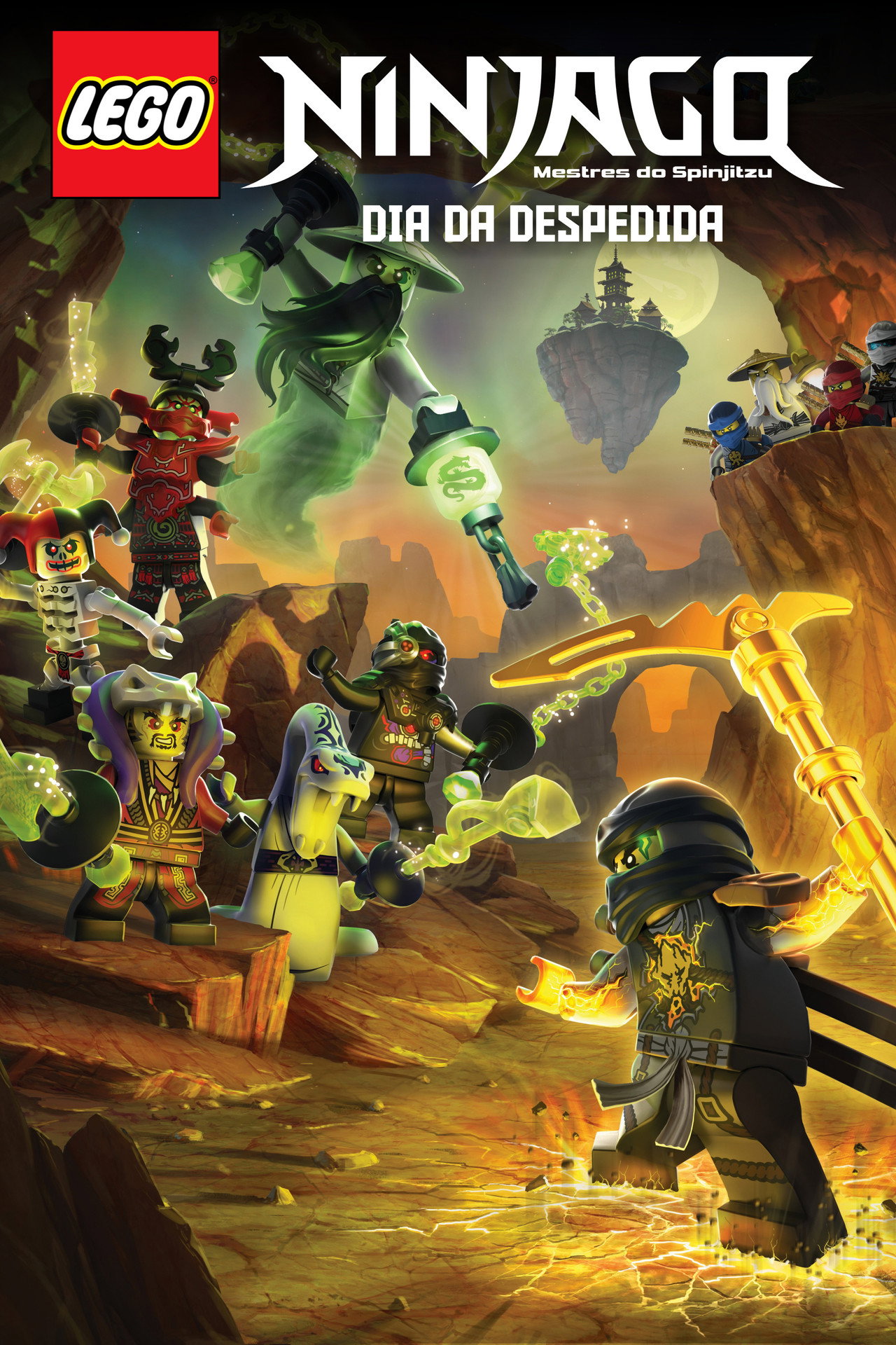 Pôster de Ninjago: Mestres do Spinjitzu - Dia da Despedida