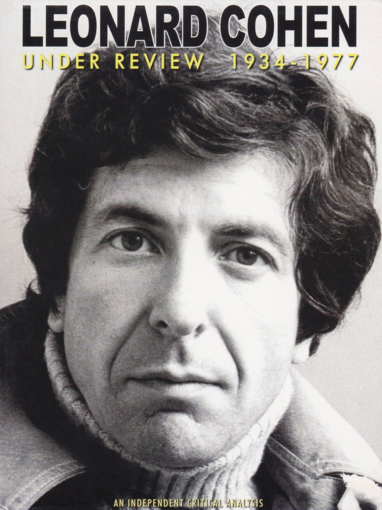 Pôster de Leonard Cohen: Under Review: 1934-1977