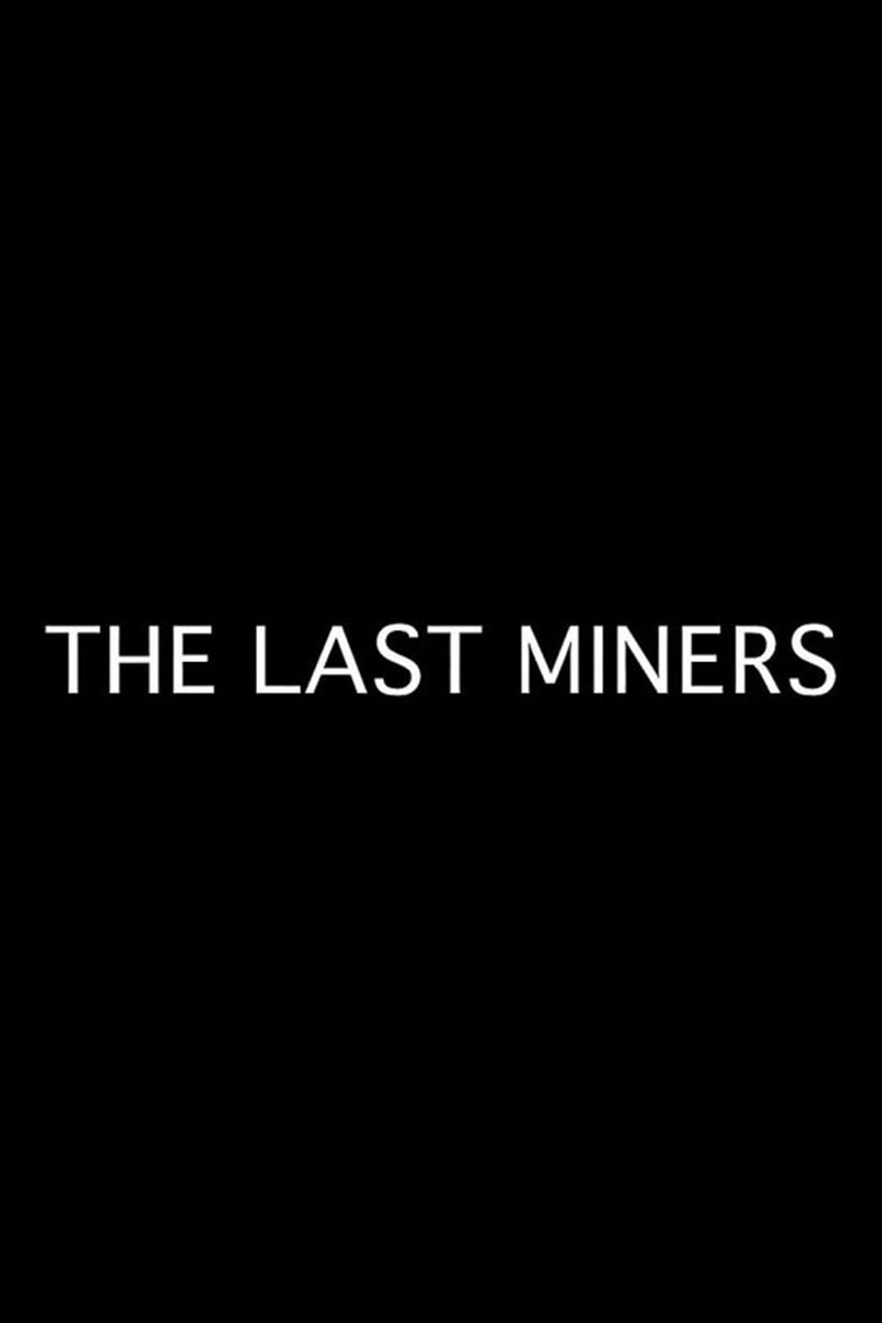 Pôster de The Last Miners