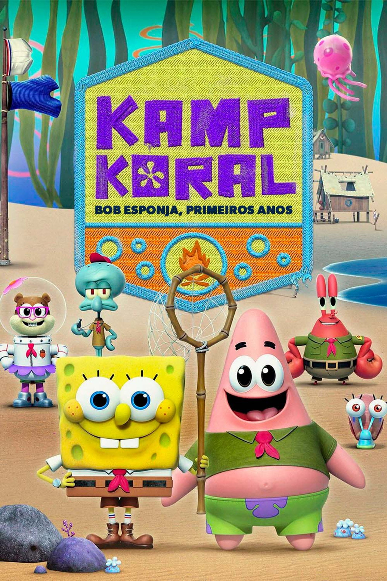 Pôster de Kamp Koral: Bob Esponja, Primeiros Anos!
