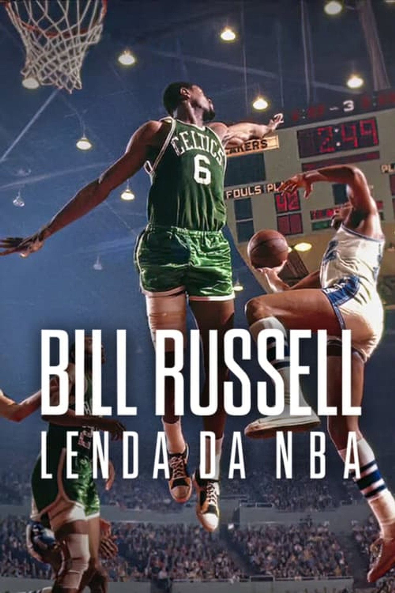 Pôster de Bill Russell: Lenda da NBA