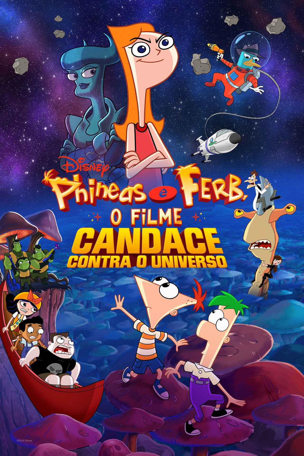 Pôster de Phineas e Ferb: O Filme: Candace Contra o Universo