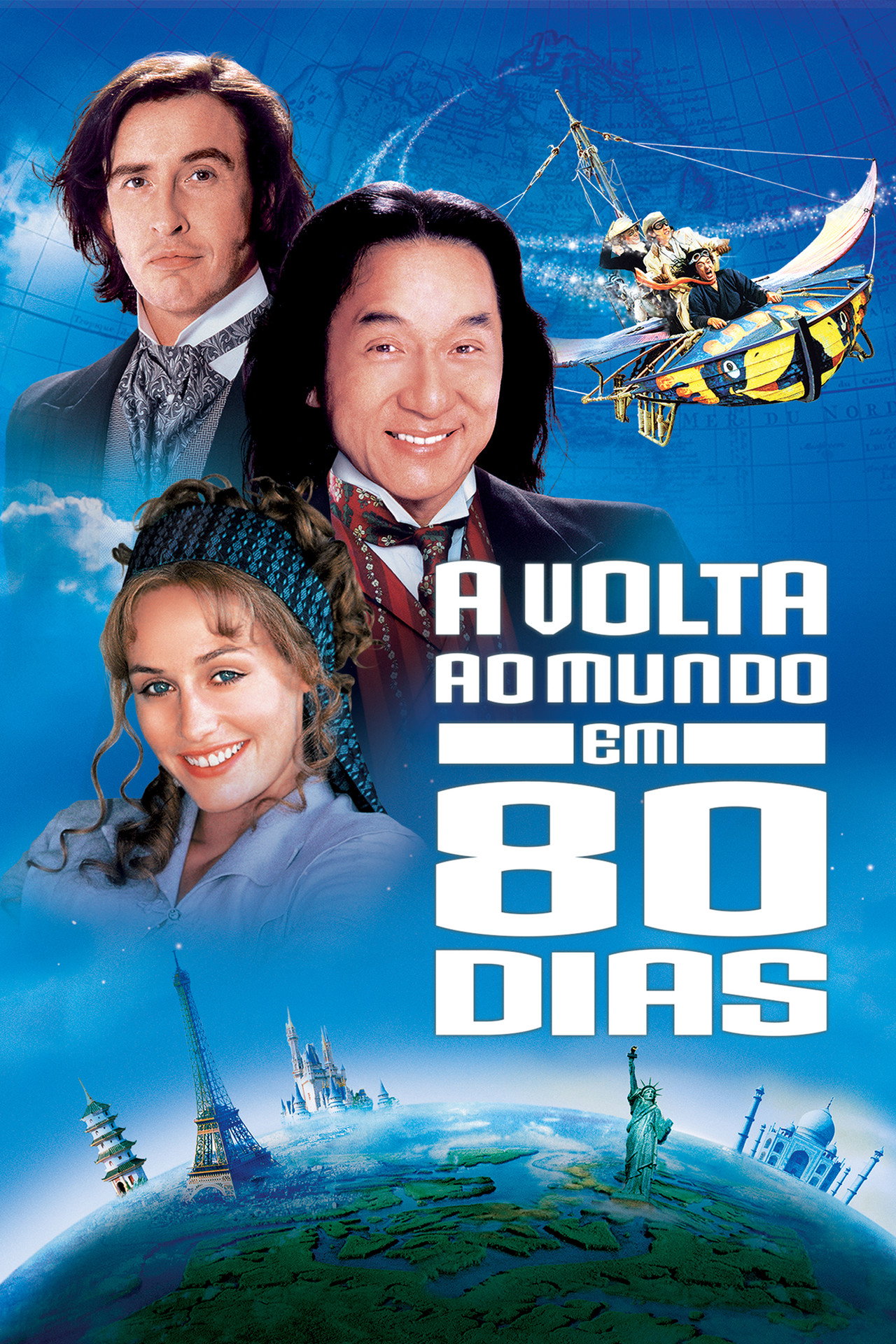 Pôster de A Volta ao Mundo em 80 Dias: Uma Aposta Muito Louca