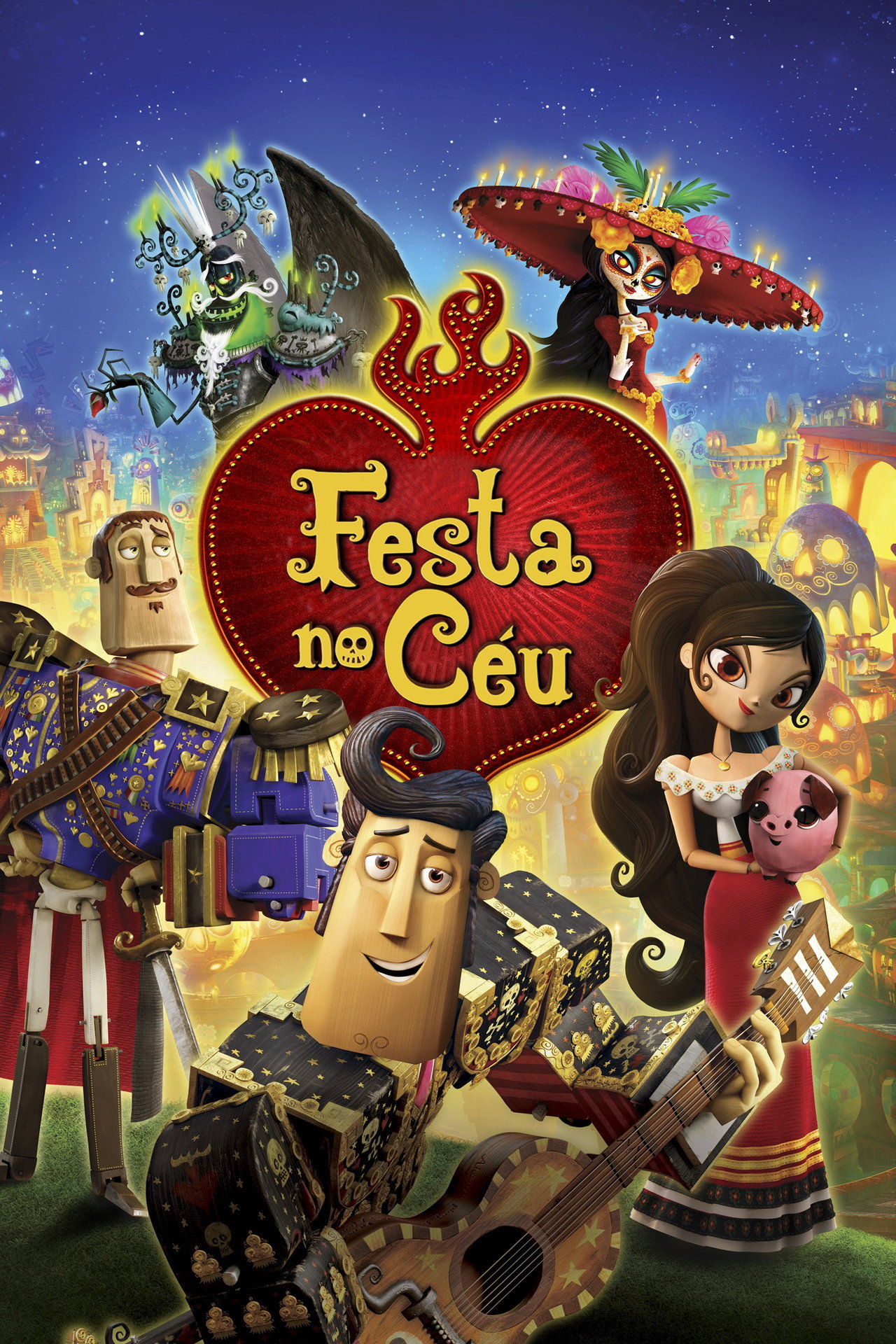 Pôster de Festa no Céu
