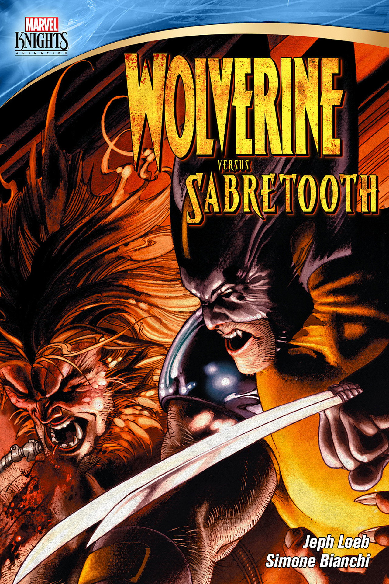 Pôster de Wolverine Versus Sabretooth