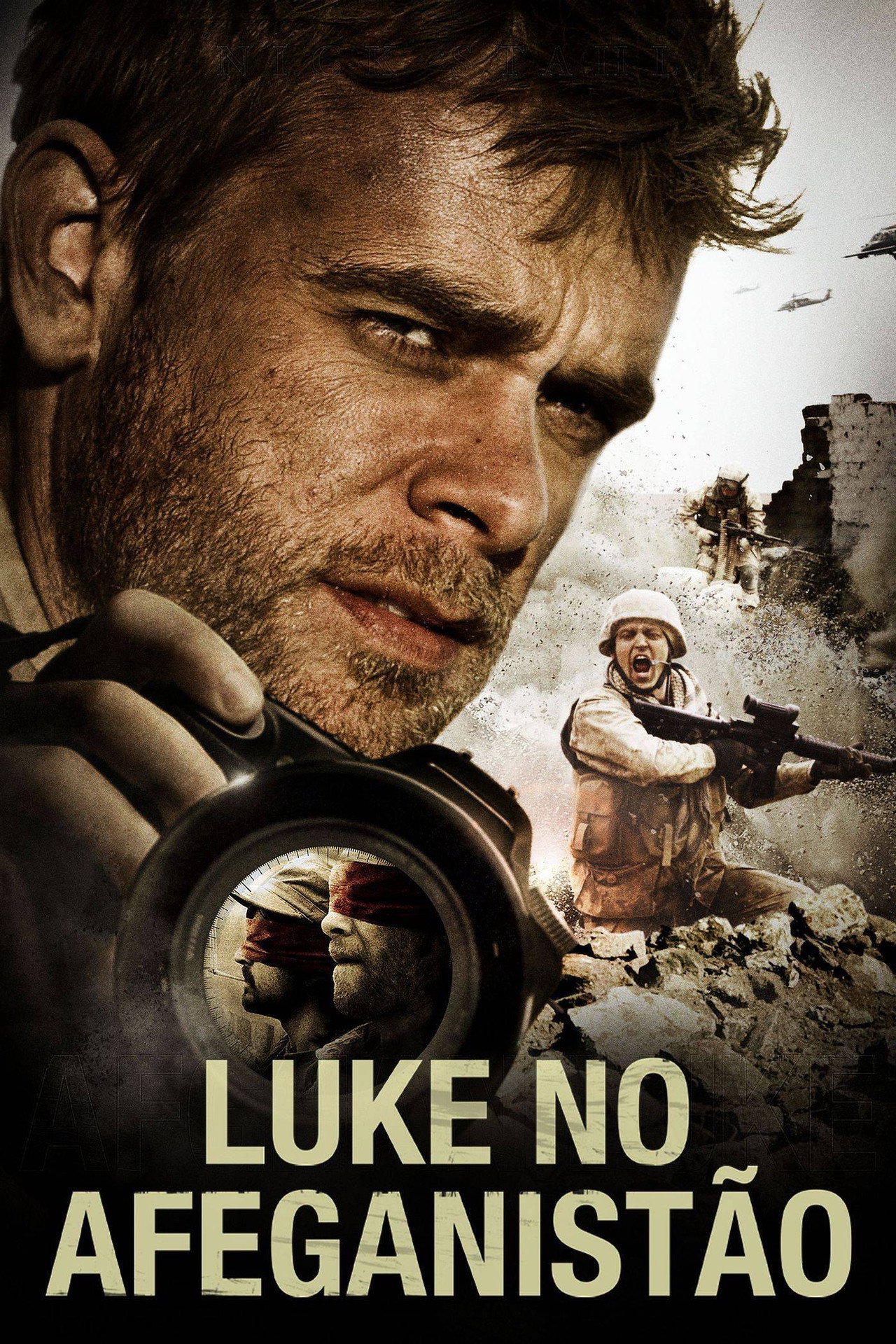 Pôster de Luke no Afeganistão