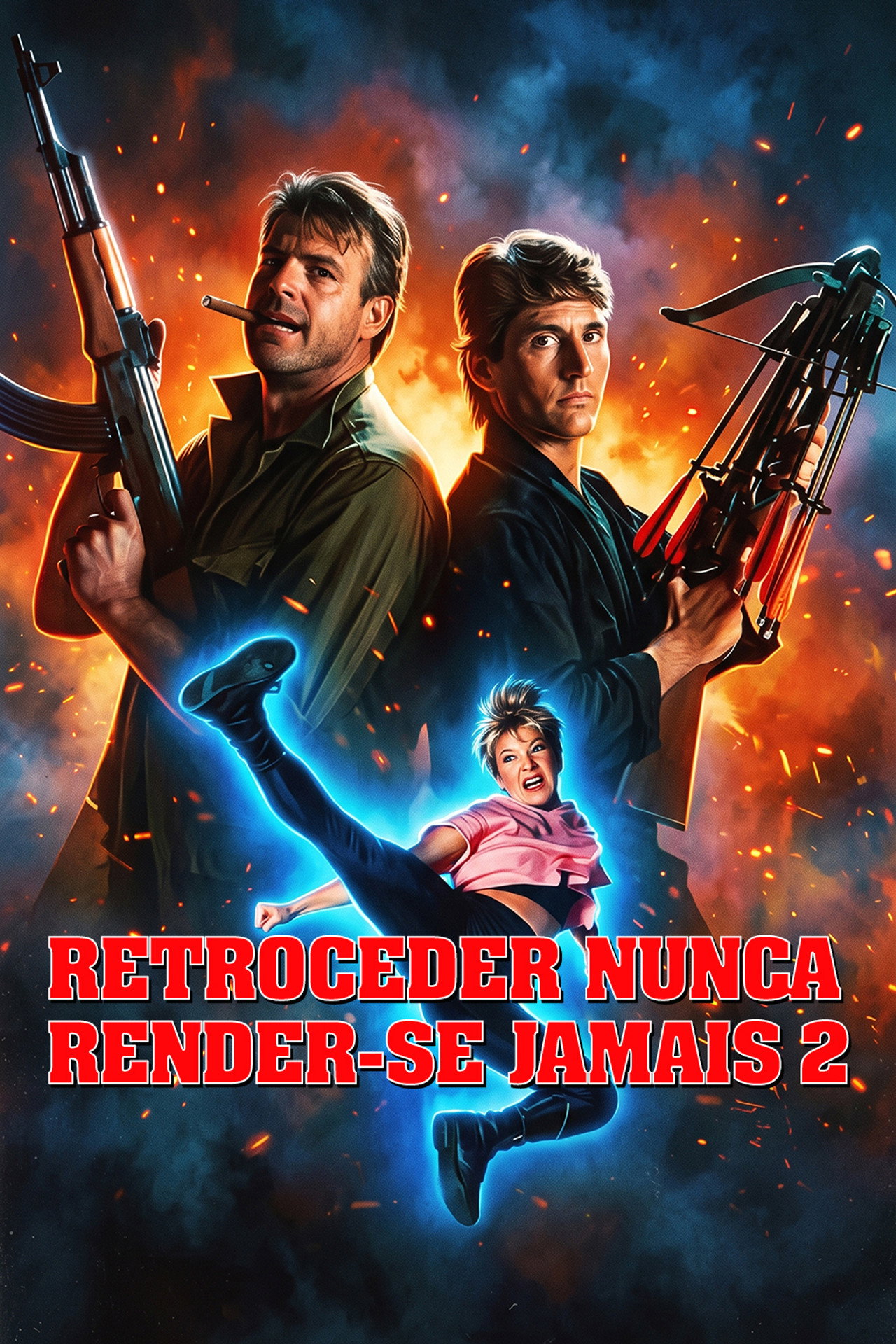Pôster de Retroceder Nunca, Render-se Jamais 2