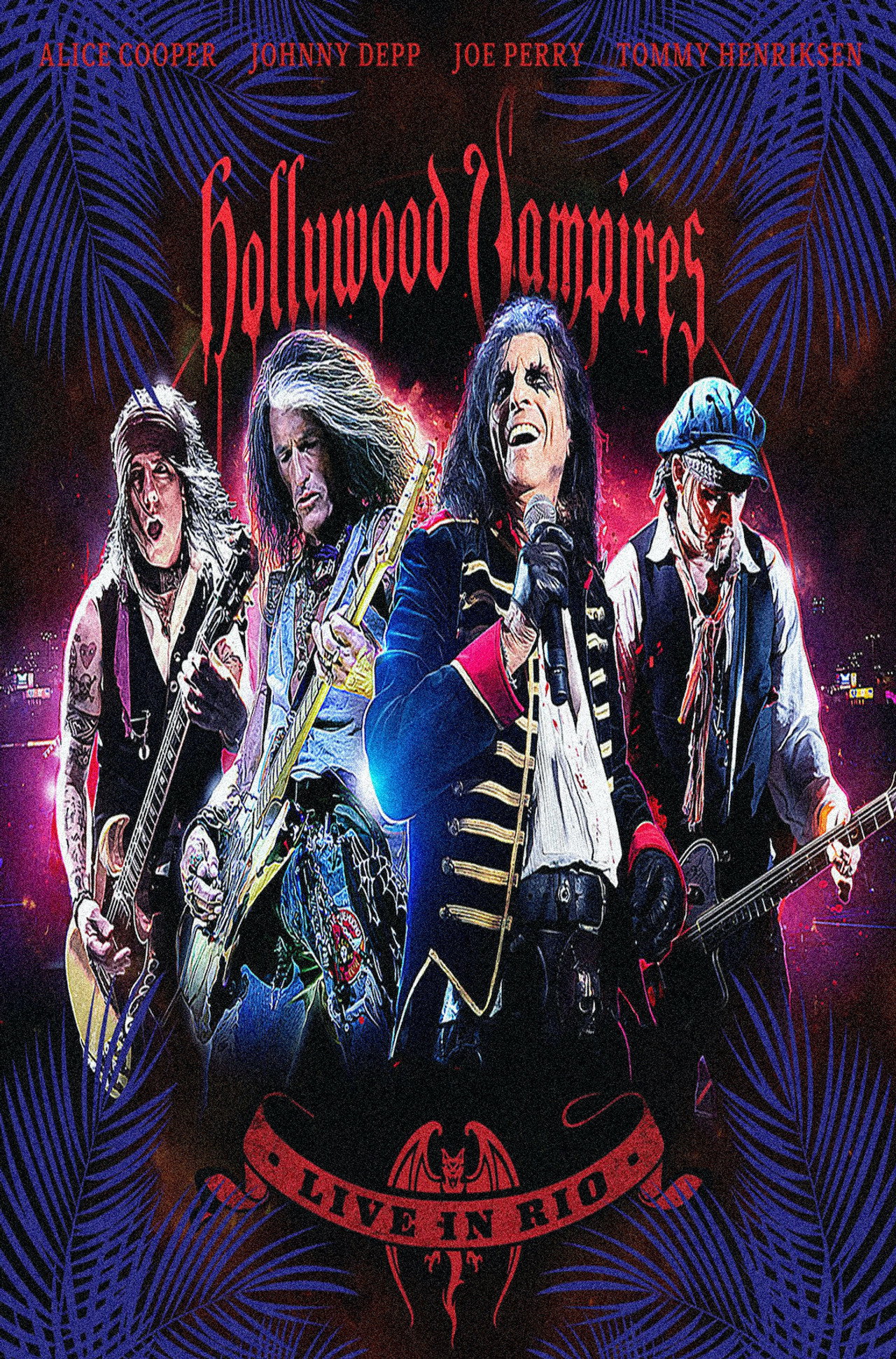 Pôster de Hollywood Vampires: Live In Rio