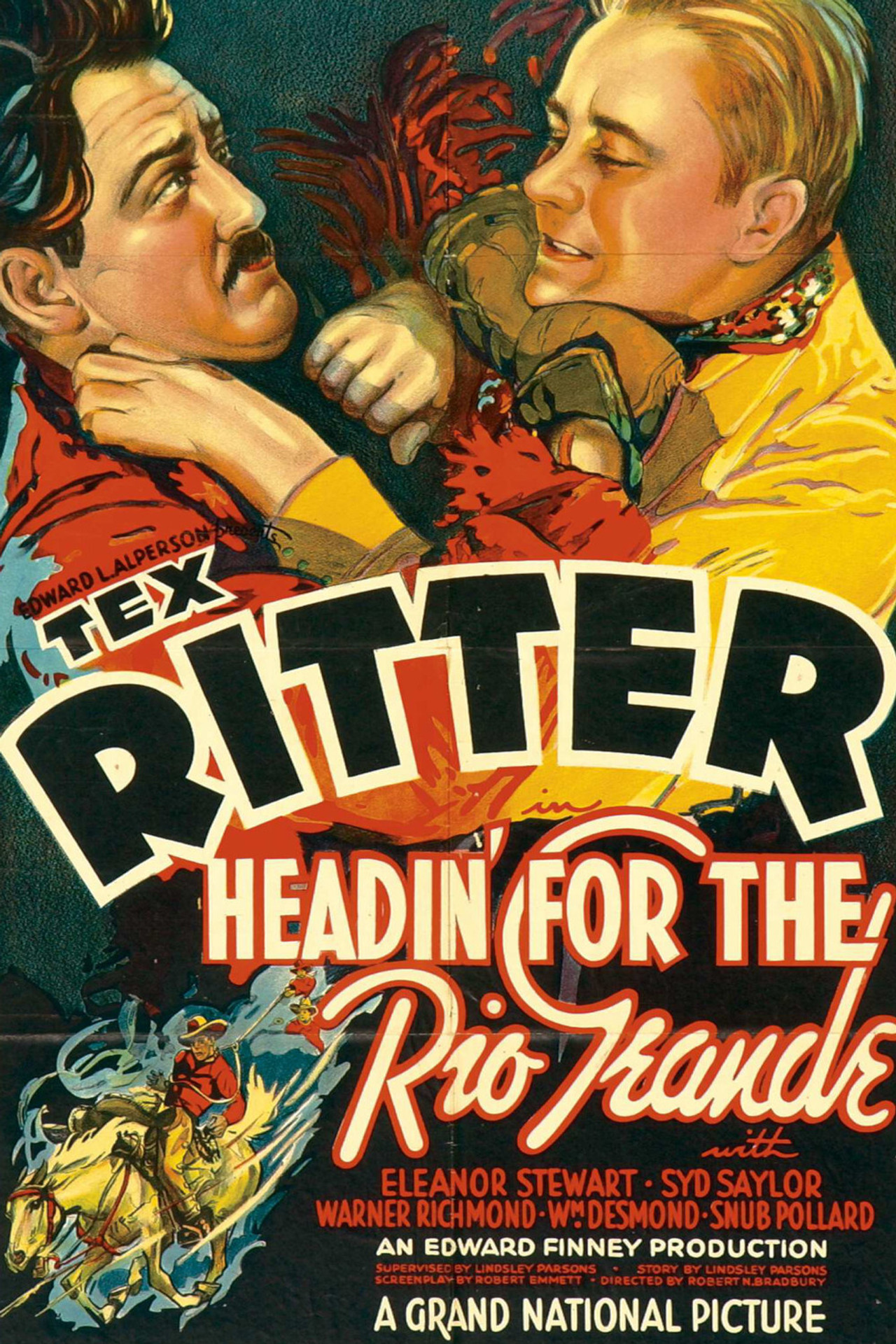 Pôster de Headin' for the Rio Grande