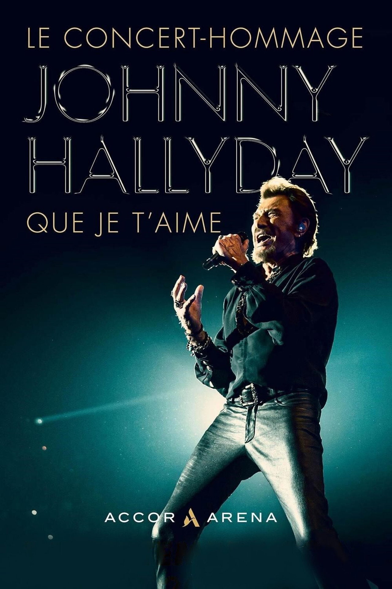 Pôster de Johnny Hallyday : Que je t'aime