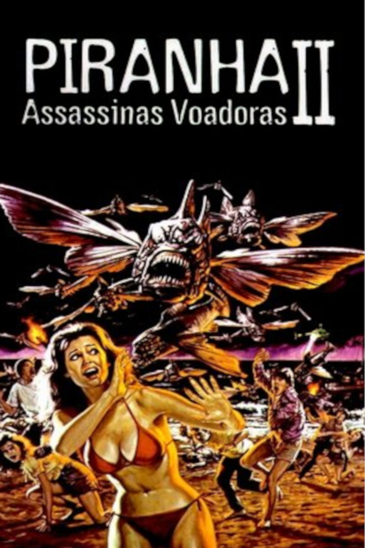 Pôster de Piranhas 2 - Assassinas Voadoras