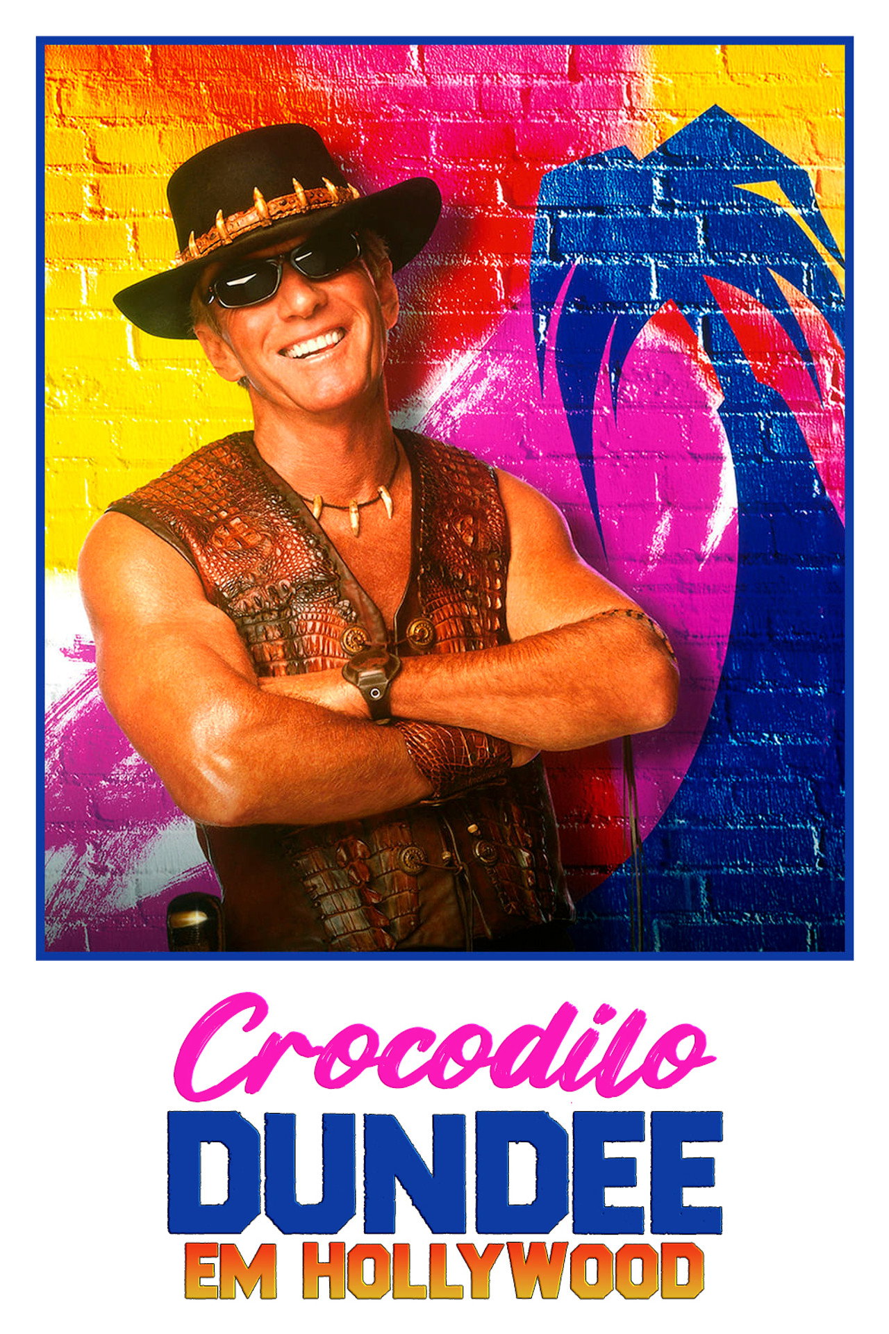 Pôster de Crocodilo Dundee em Hollywood