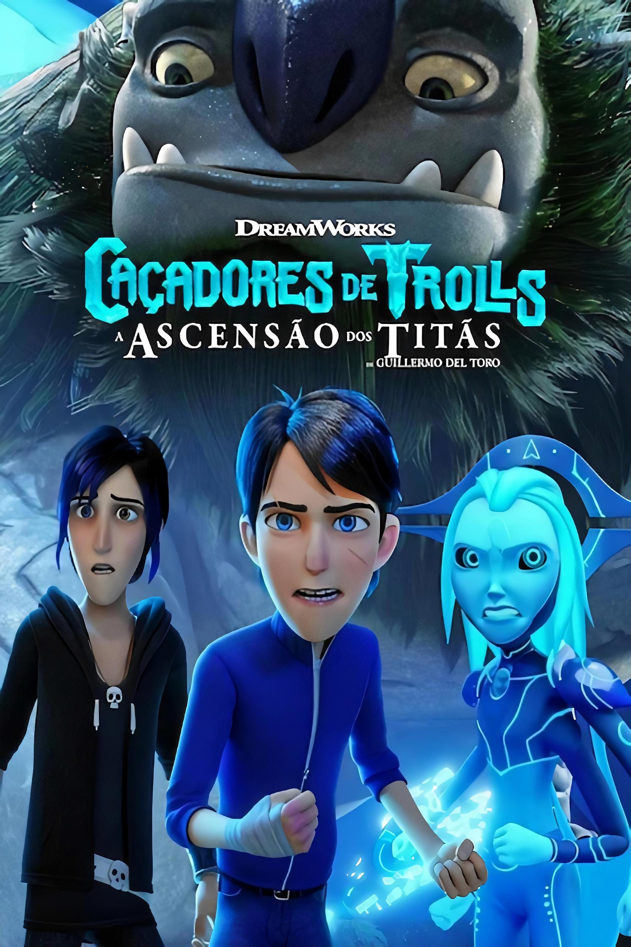 Pôster de Caçadores de Trolls: A Ascensão dos Titãs