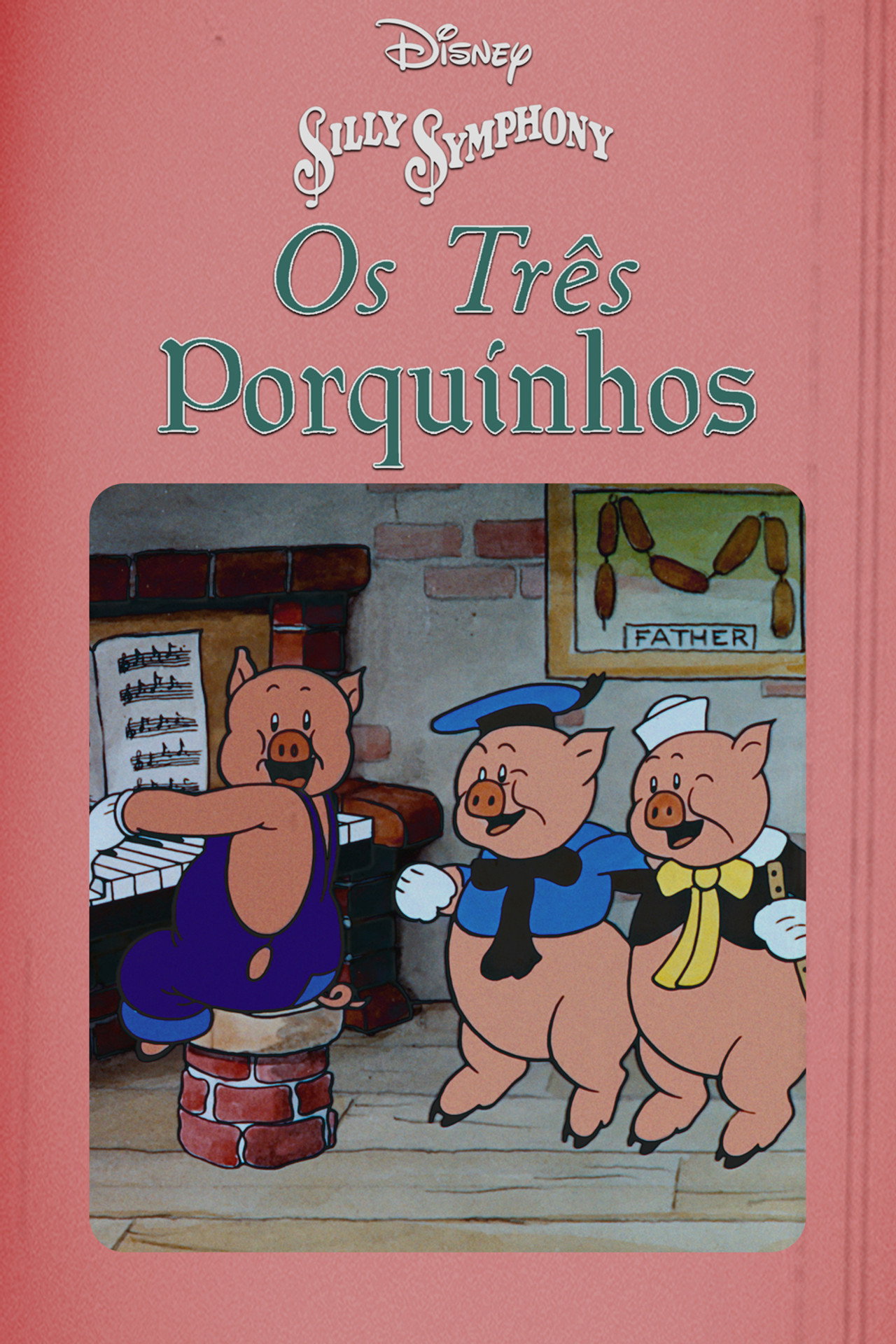 Pôster de Os Três Porquinhos