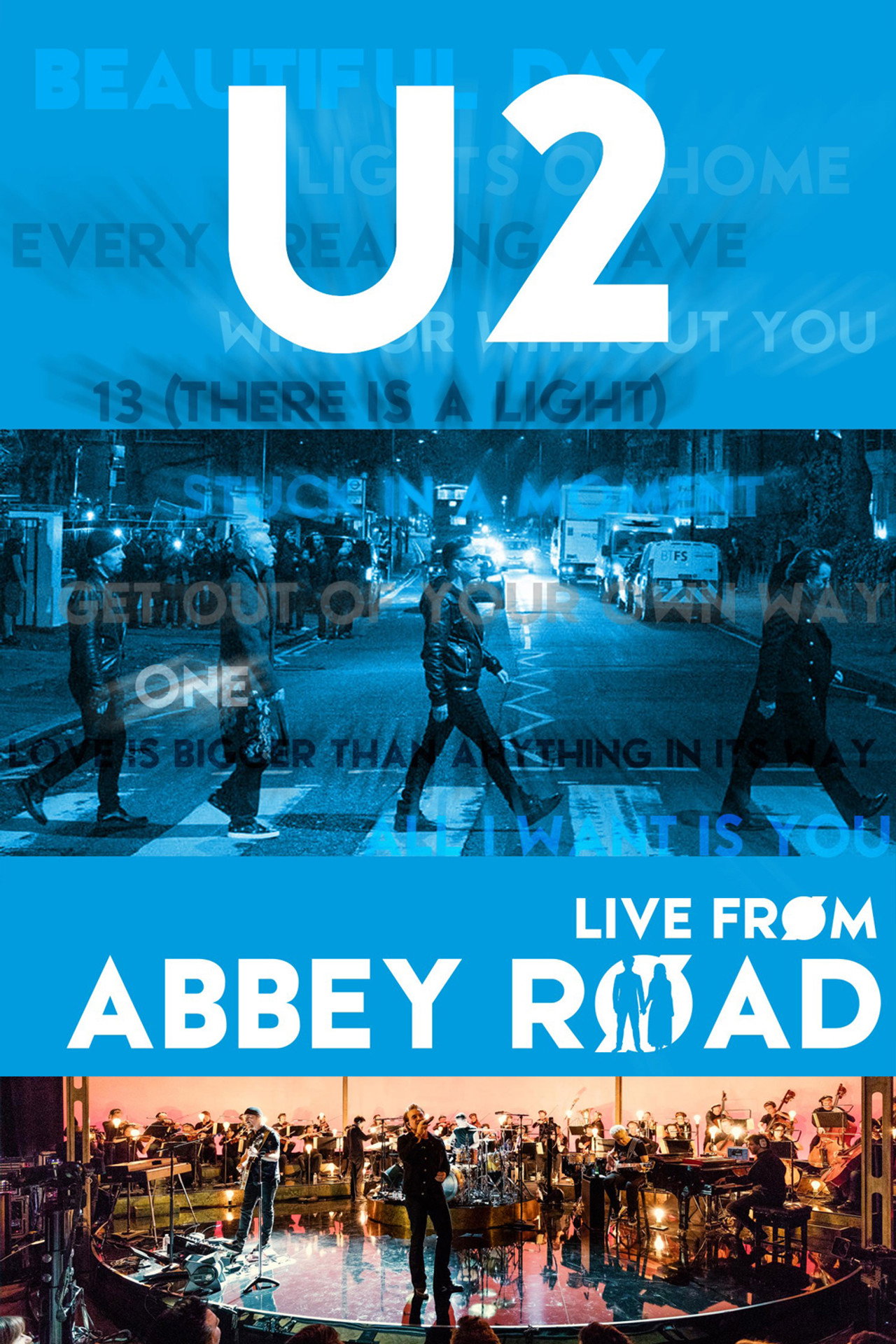 Pôster de U2 - Live from Abbey Road