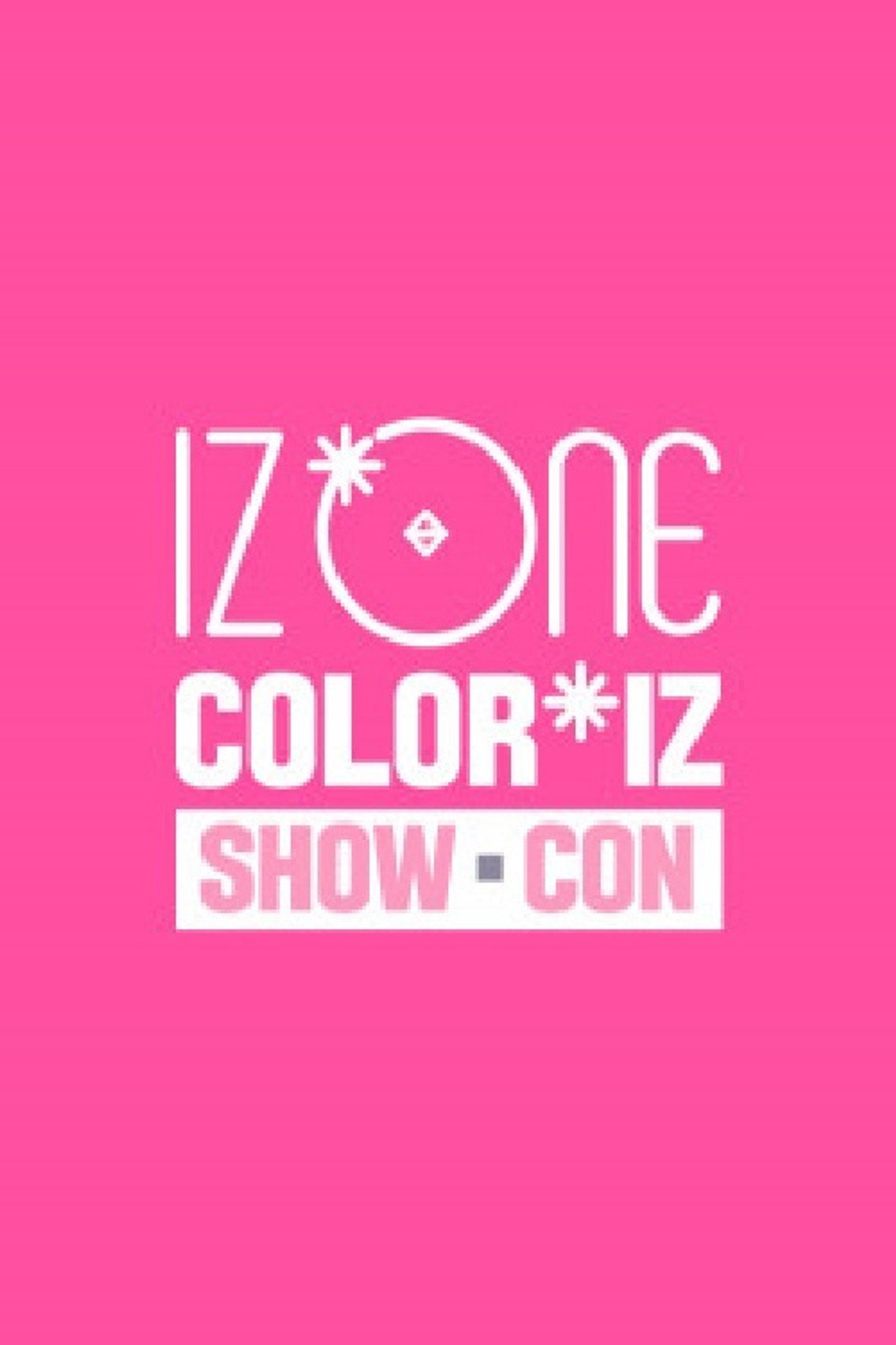 Pôster de IZ*ONE ′COLOR*IZ′ 쇼-콘