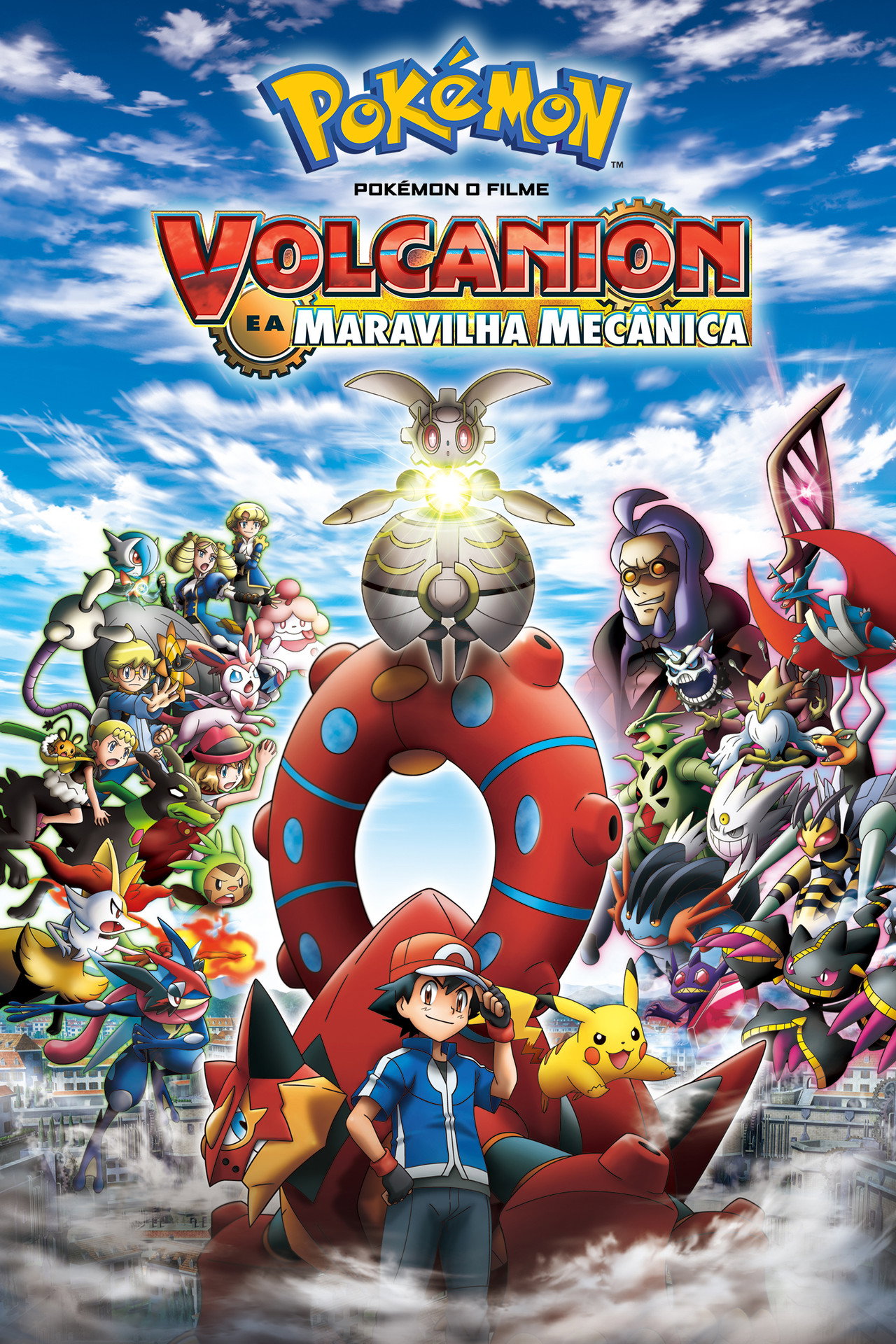 Pôster de Pokémon o Filme: Volcanion e a Maravilha Mecânica
