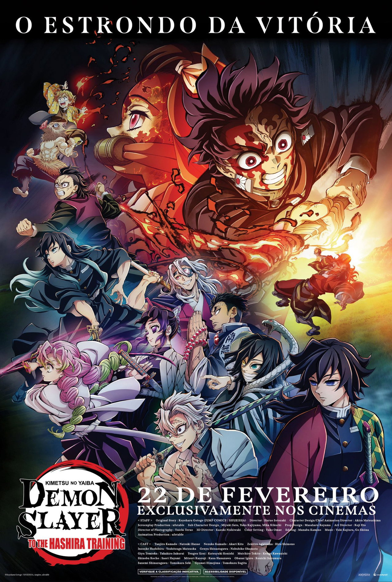 Pôster de Demon Slayer: Kimetsu no Yaiba -To the Hashira Training-