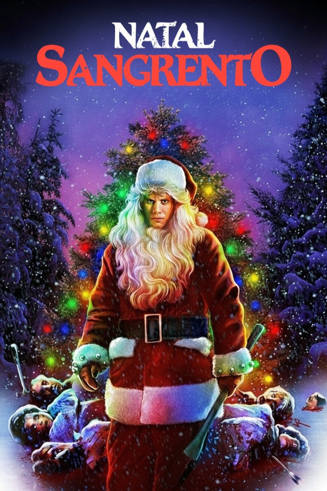 Pôster de Natal Sangrento