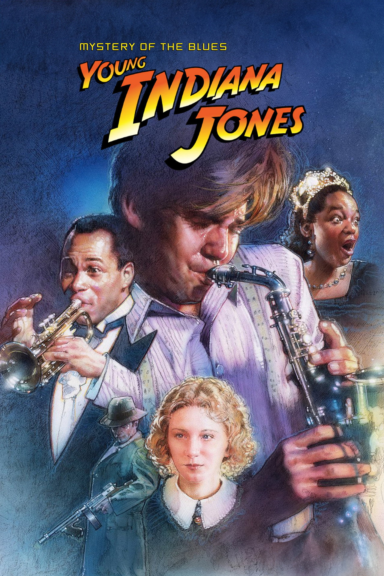 Pôster de The Adventures of Young Indiana Jones: Mystery of the Blues
