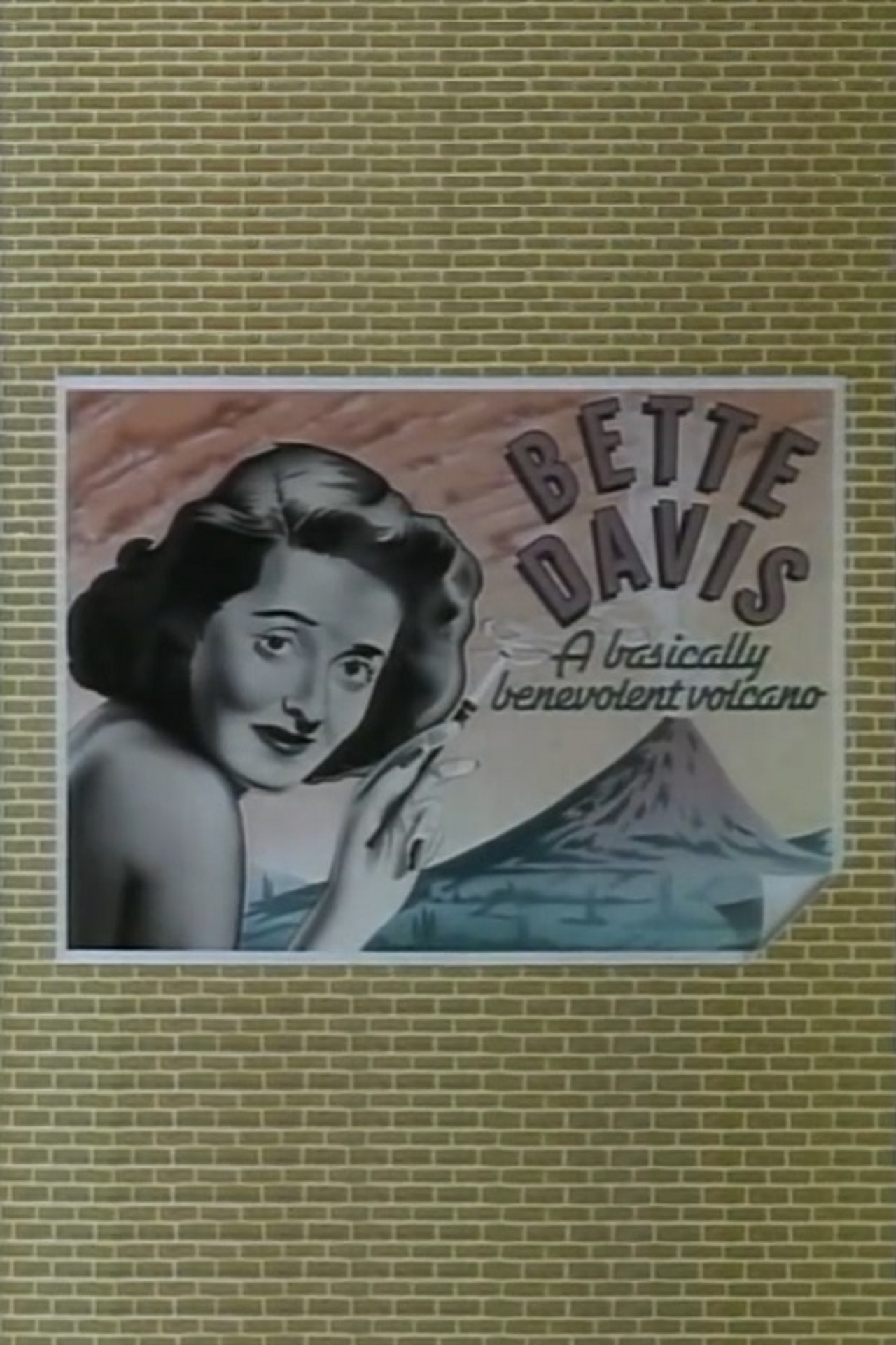 Pôster de Bette Davis: The Benevolent Volcano