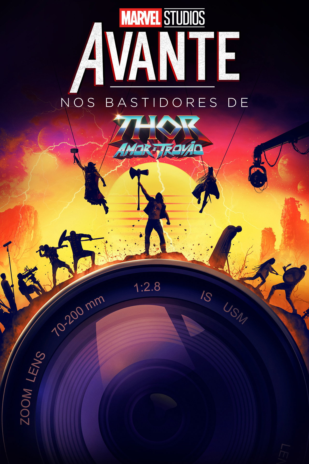 Pôster de Nos Bastidores de Thor: Amor e Trovão