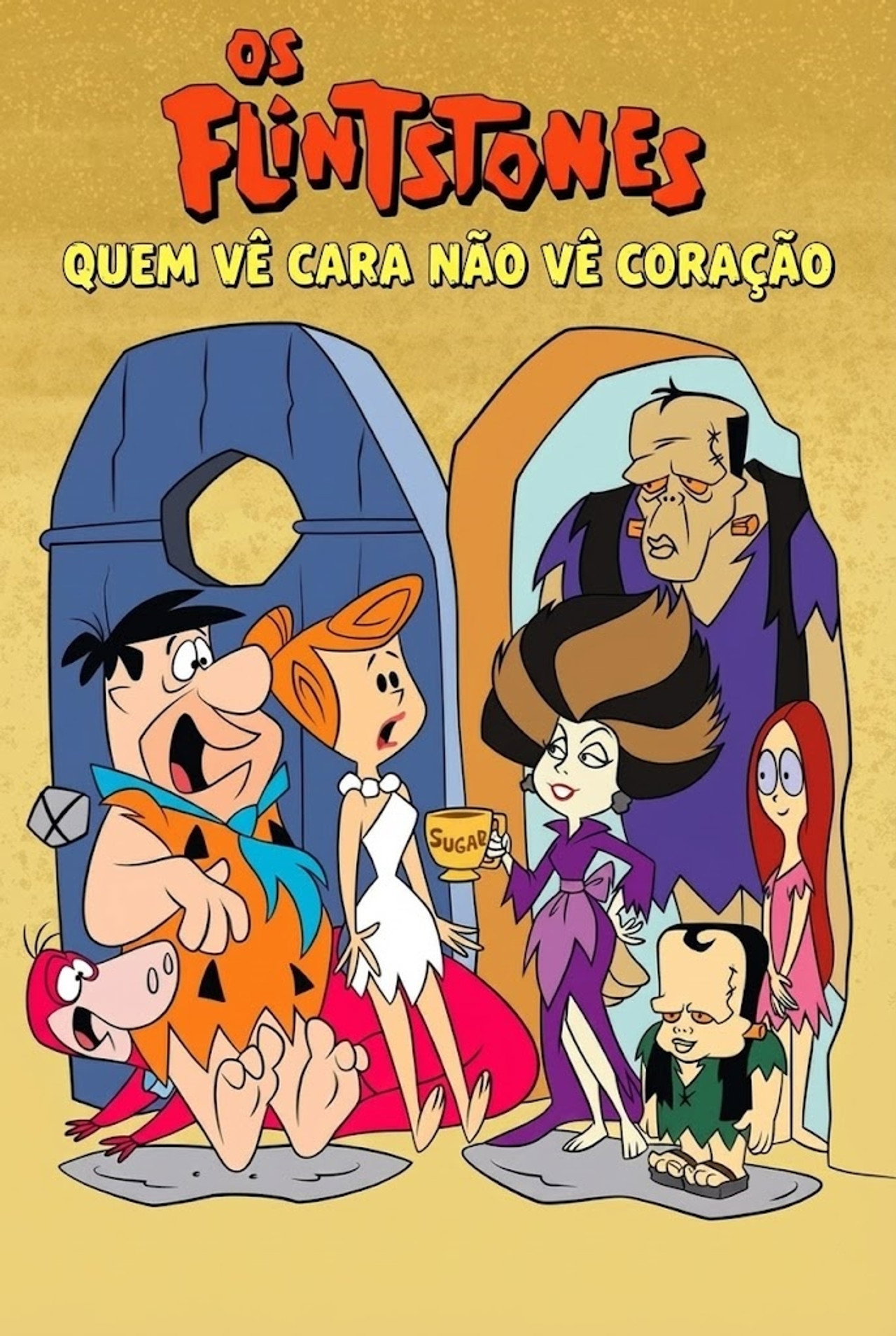 Pôster de Os Flintstones: Quem Vê Cara Não Vê Coração