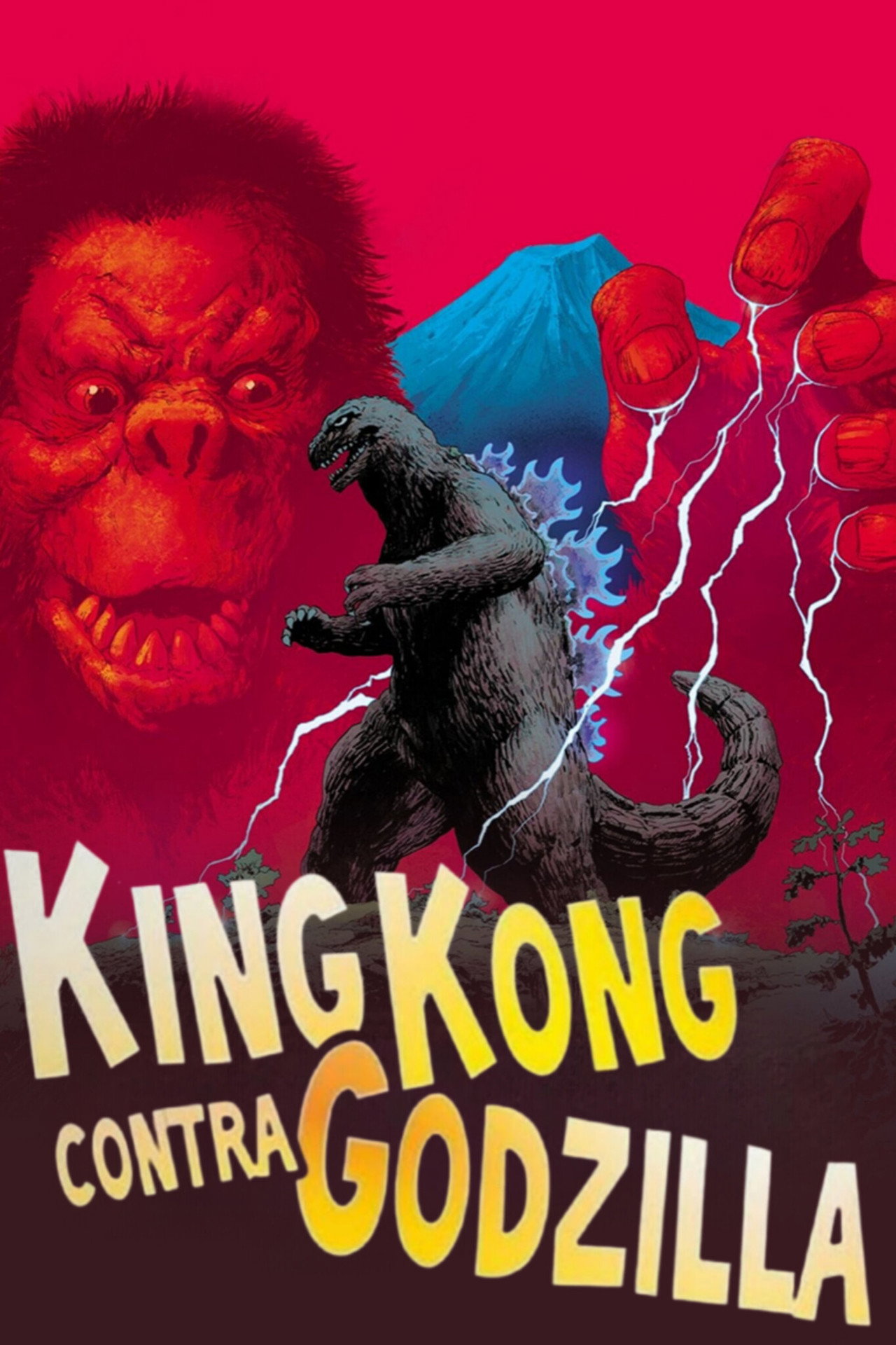 Pôster de King Kong Contra Godzilla